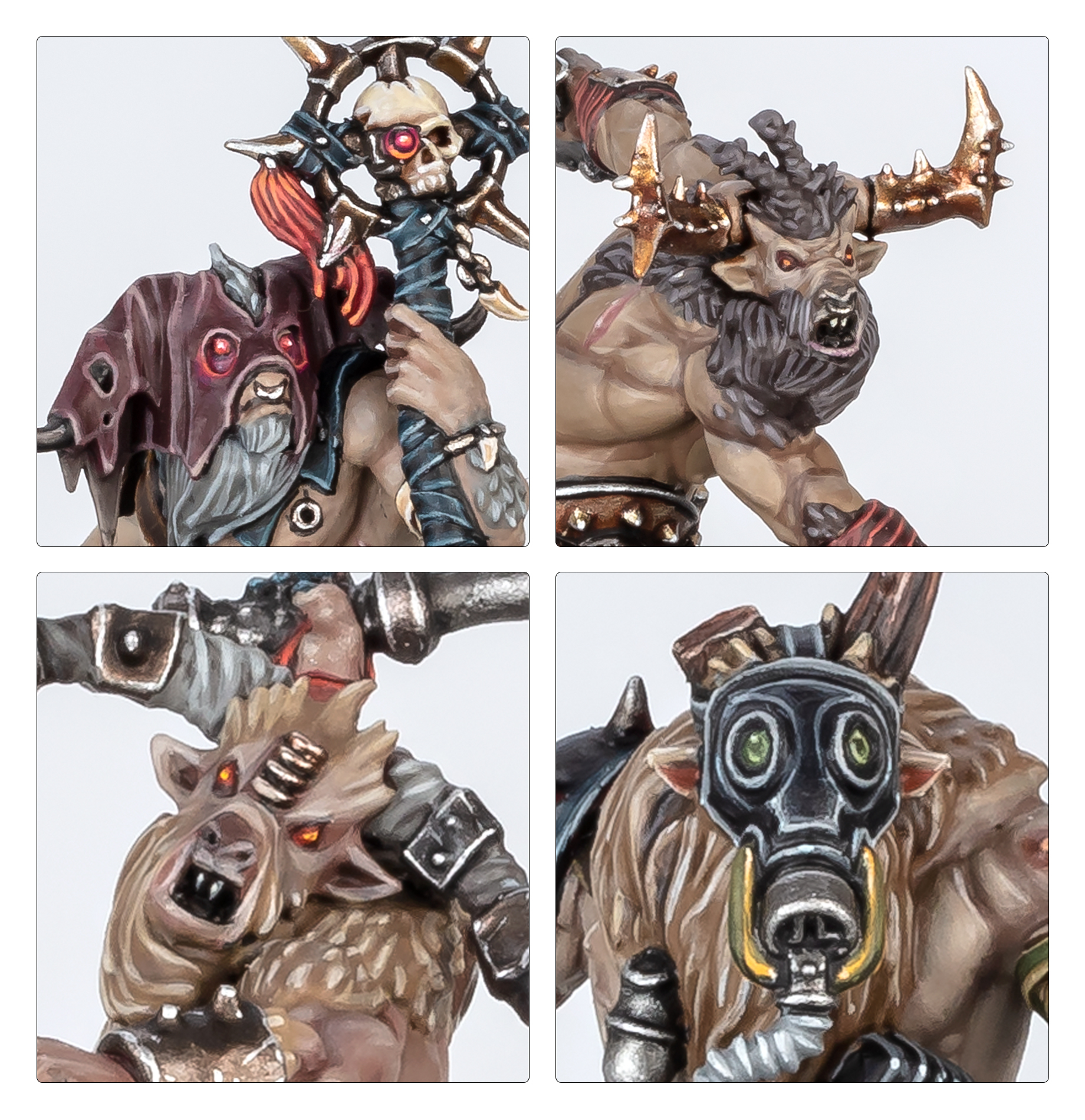 Close-up of a Fellgor Ravager miniature