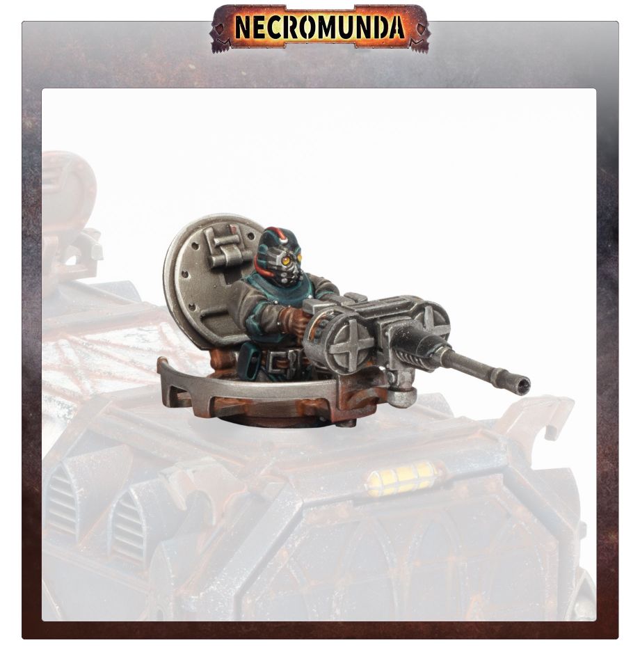 Detail sestavených střelců Necromunda