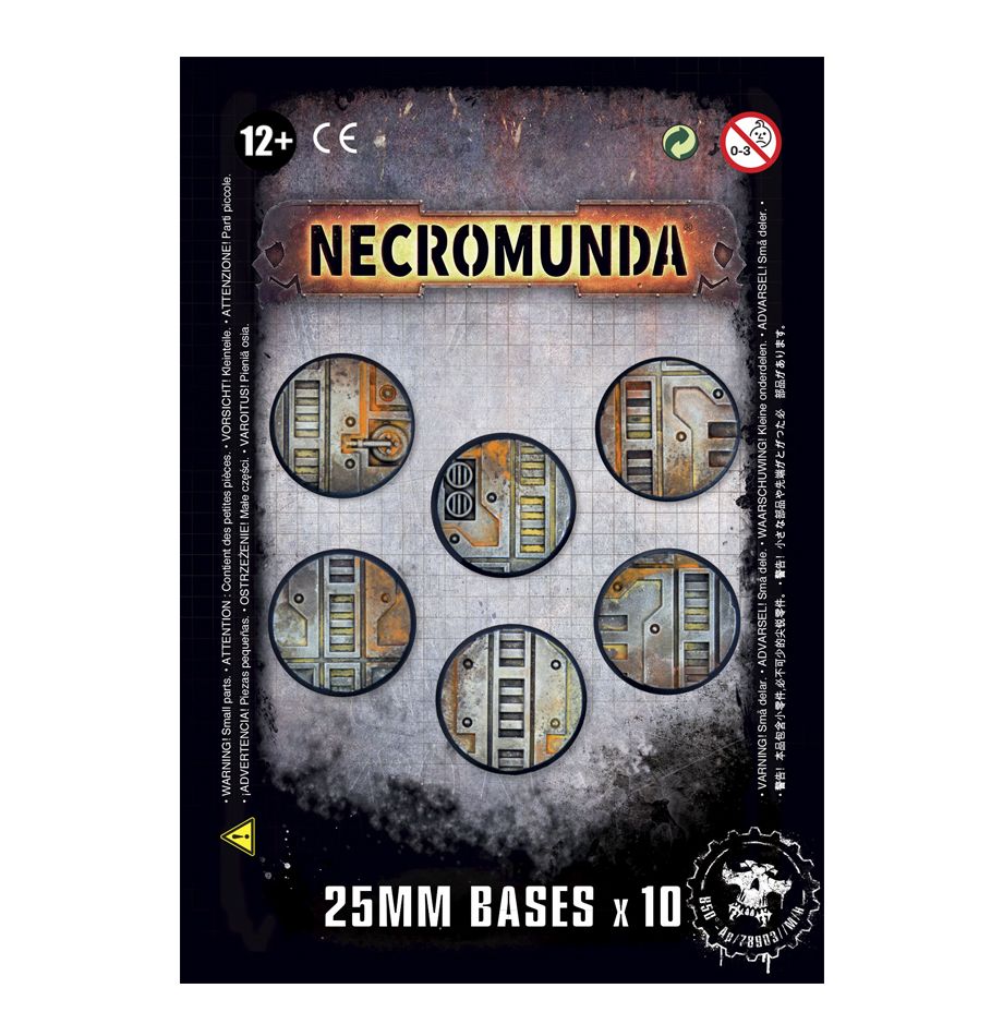 Close-up of Necromunda base textures