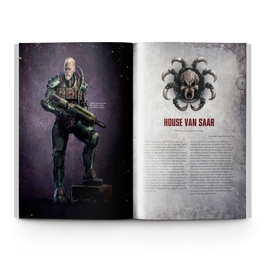Necromunda House of Artifice Book Cover and Showcase