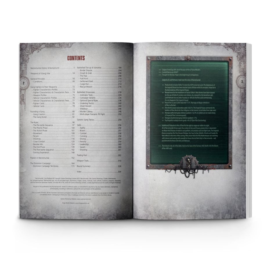 Necromunda: Core Rulebook cover