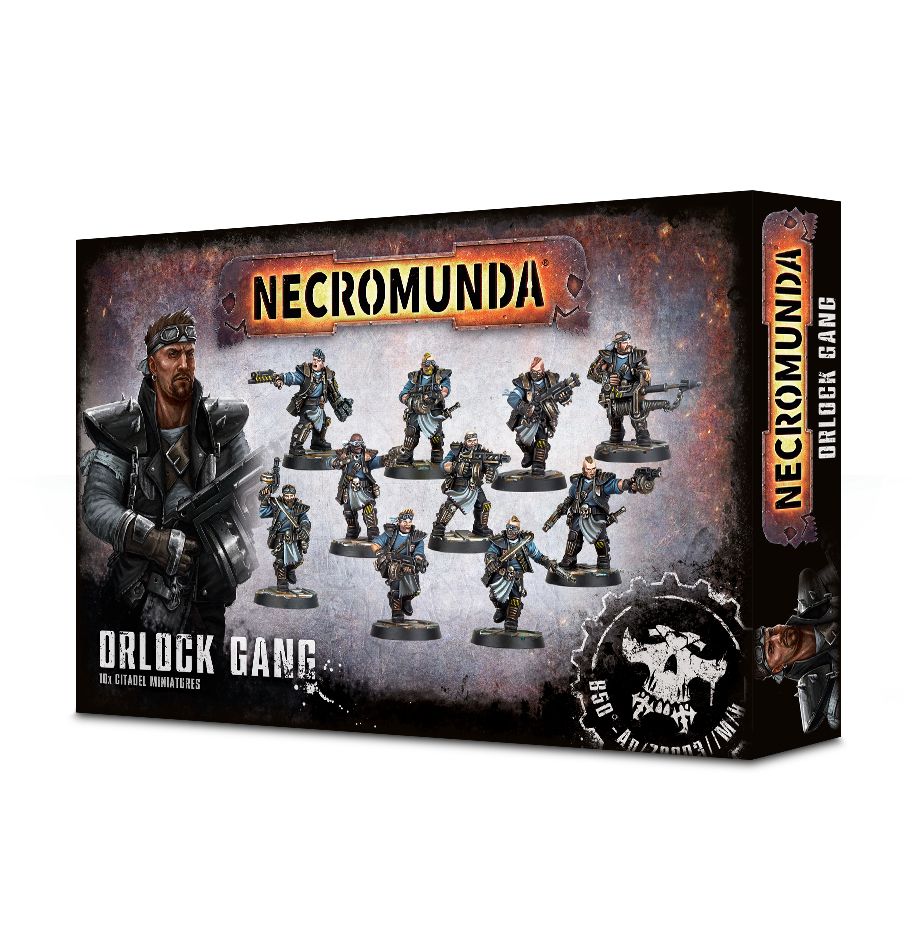 Skupina miniatúr Orlock pripravená do hry