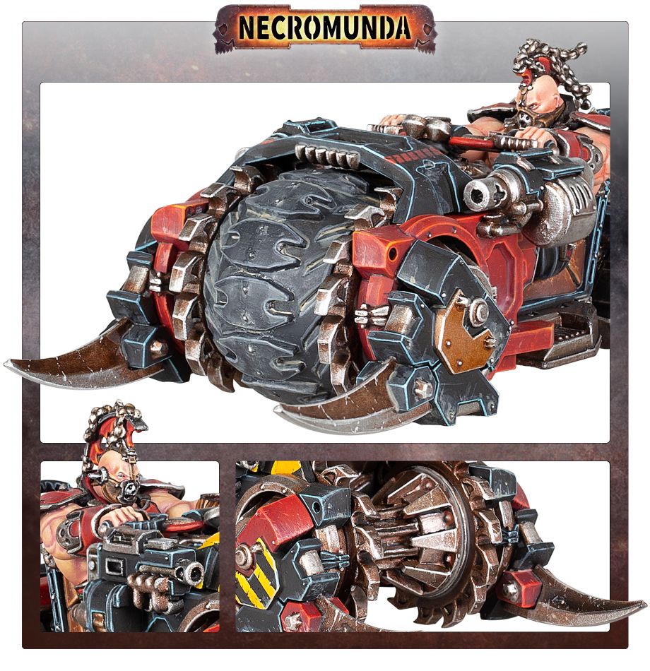 Ukázka sestavených a namalovaných Goliath Maulers