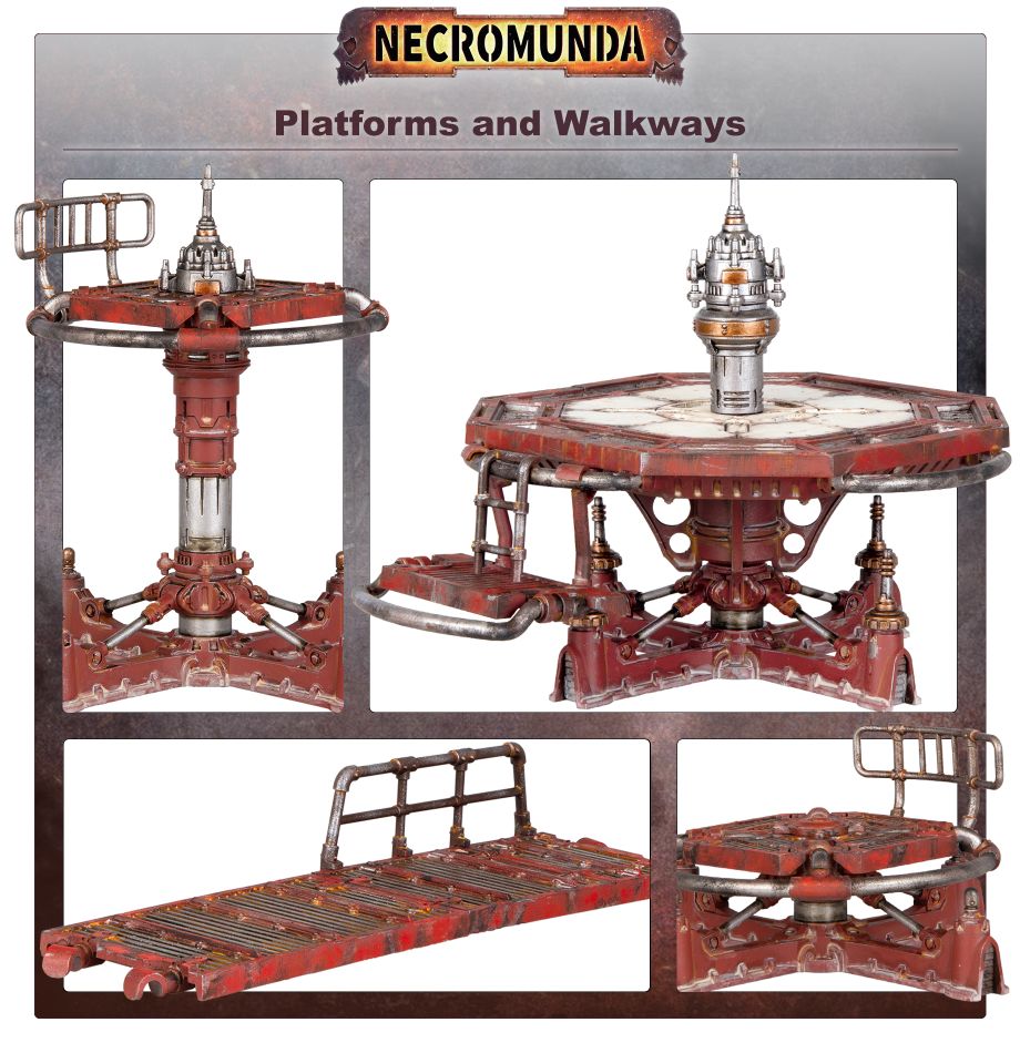 Assembled Thatos Pattern Platforms & Walkways terrain