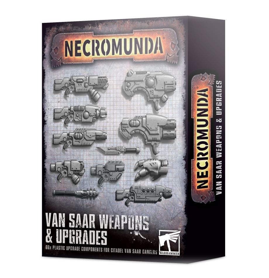 Van Saar weapon components close-up