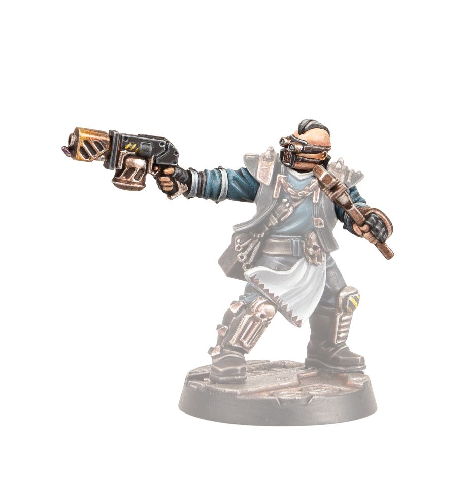 Assembled Orlock models with upgraded weaponry