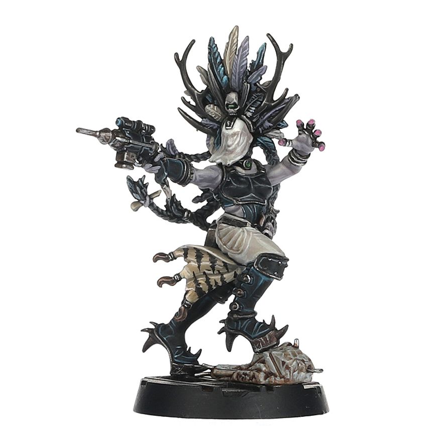 Necromunda Escher Death-maidens and Wyld Runners miniatures