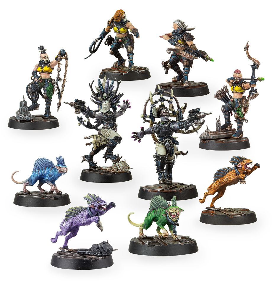 Necromunda: Escher Death-maidens and Wyld Runners box art