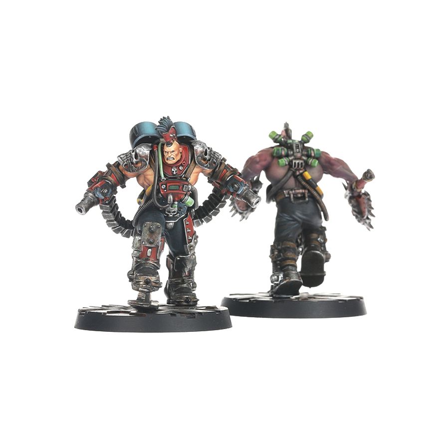 Necromunda Goliath Stimmers and Forge-born miniatures