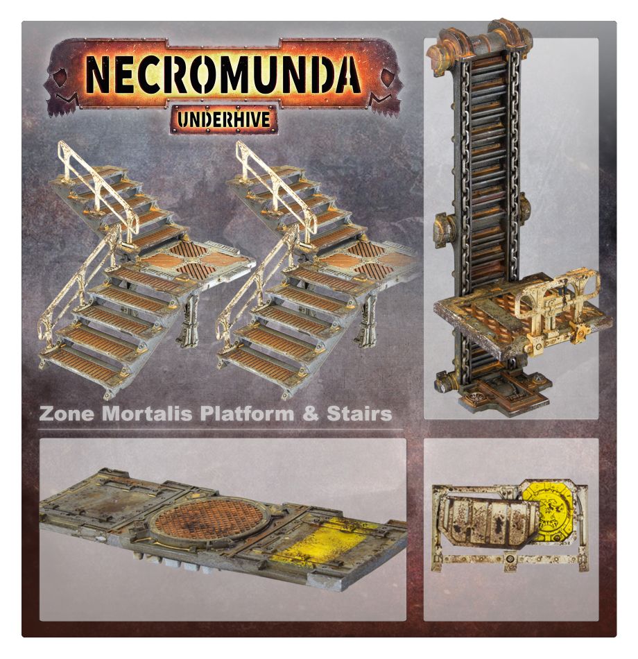 Assembled Zone Mortalis Platforms and Stairs terrain
