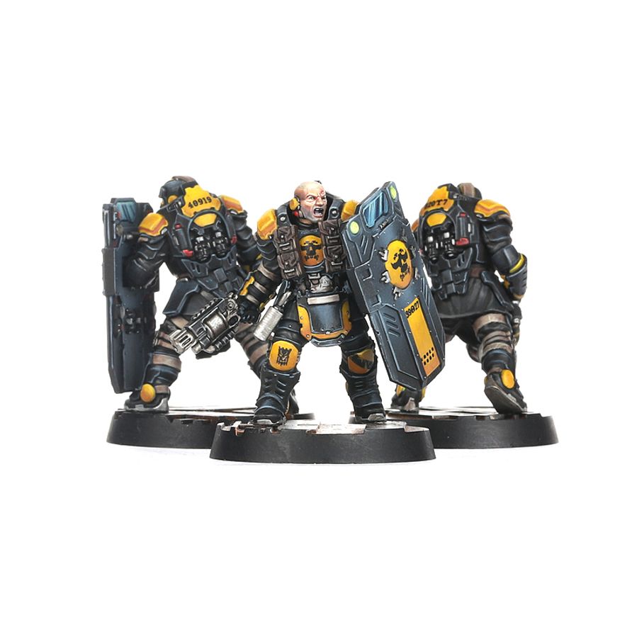 Palanite Subjugator Patrol miniatures