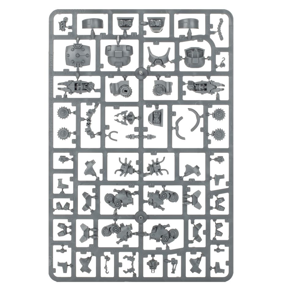 Back power pack details of the Ambot miniature