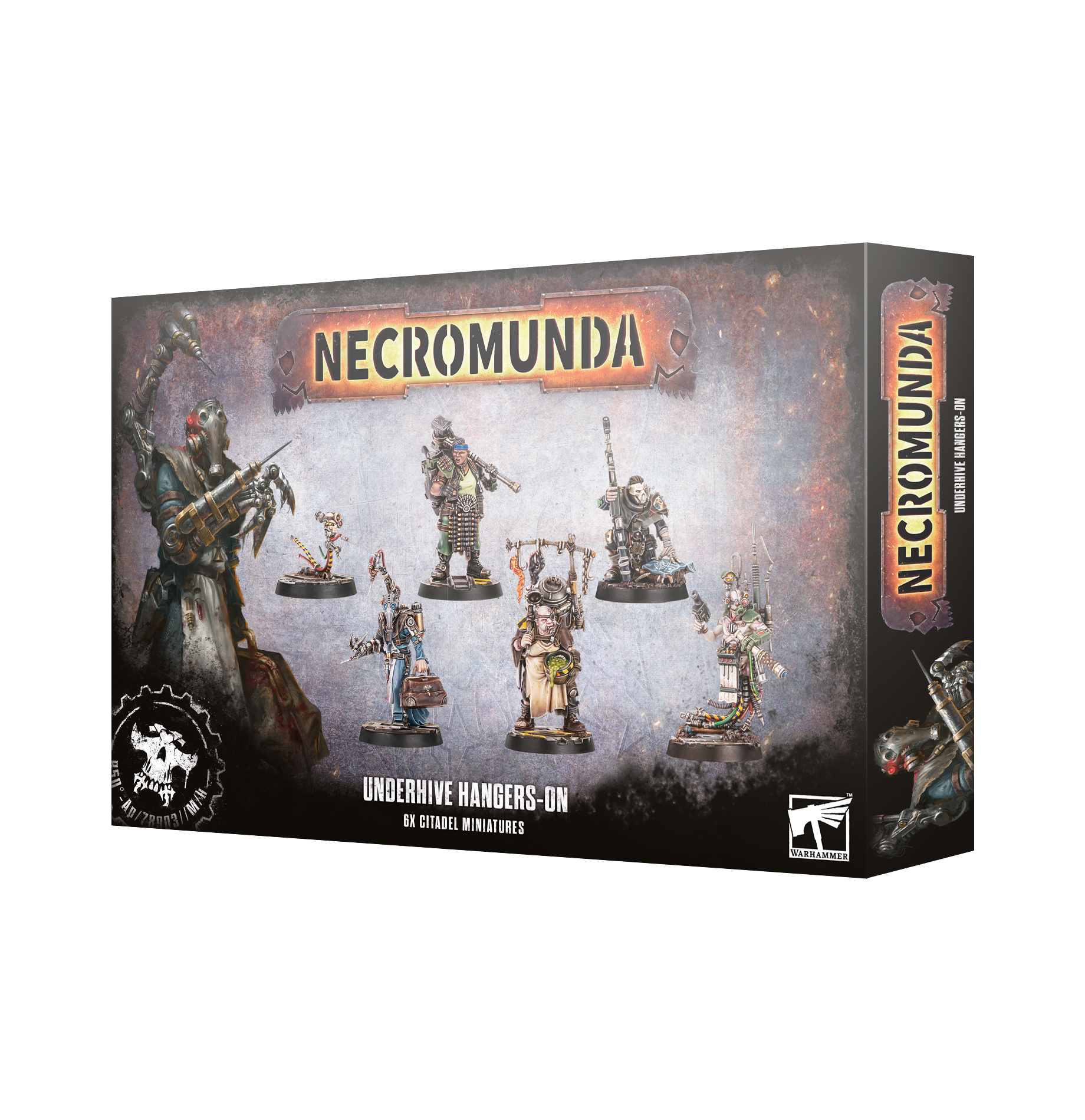 Close-up of Necromunda Hangers-on details
