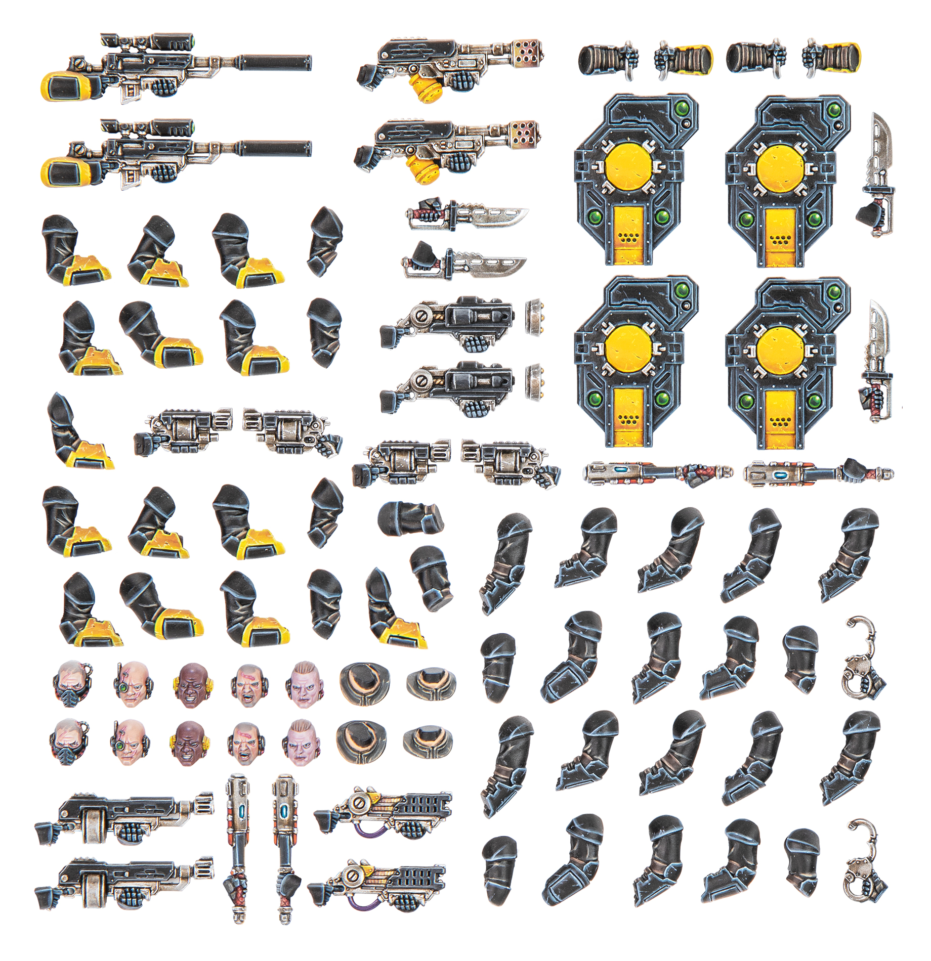 Necromunda: Palanite Enforcer Weapons & Upgrades box art