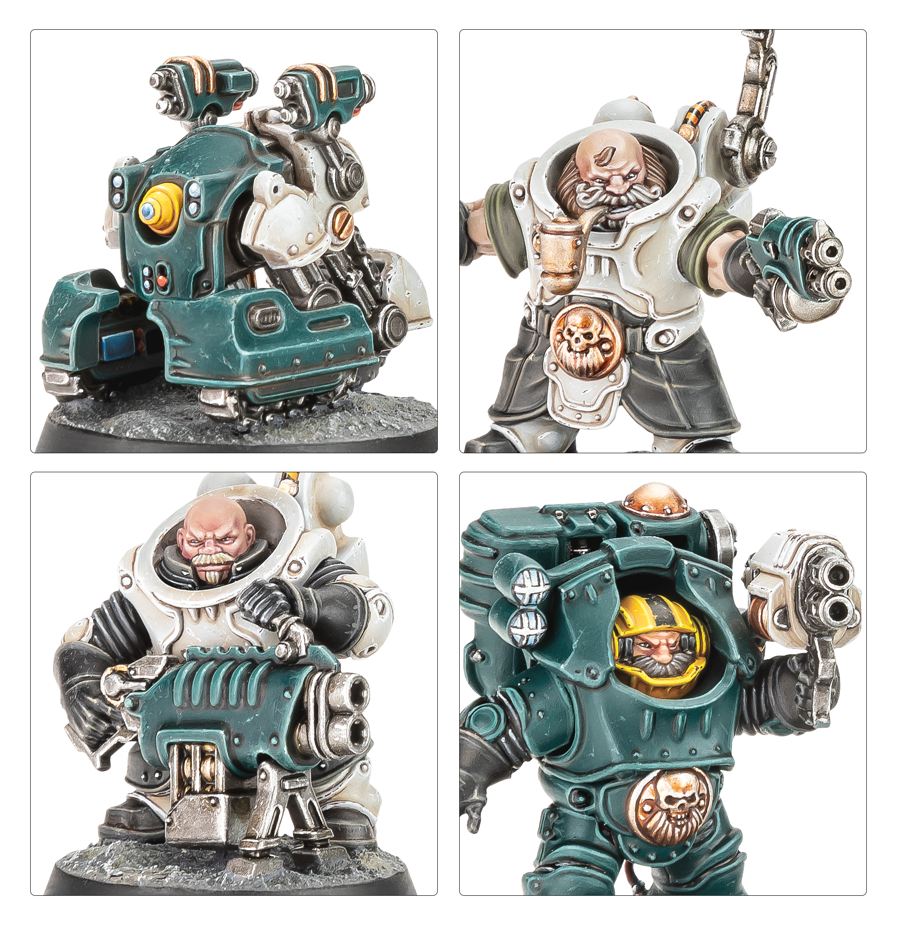 Fully painted Ironhead Squat Charter Master model