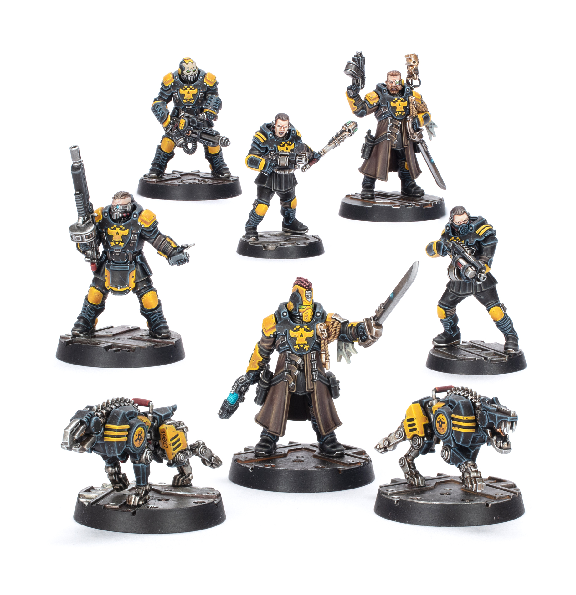 Necromunda: Palanite Enforcer Captains & Sergeants box art