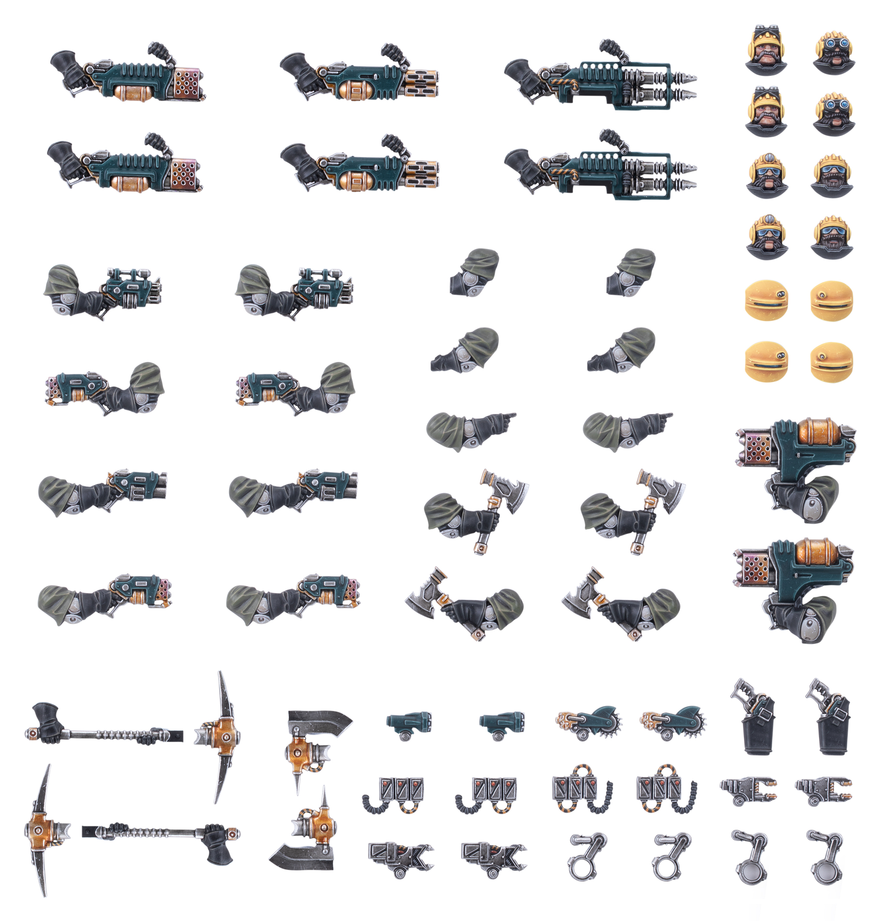 Necromunda: Ironhead Squat Prospectors Weapons & Upgrades box art