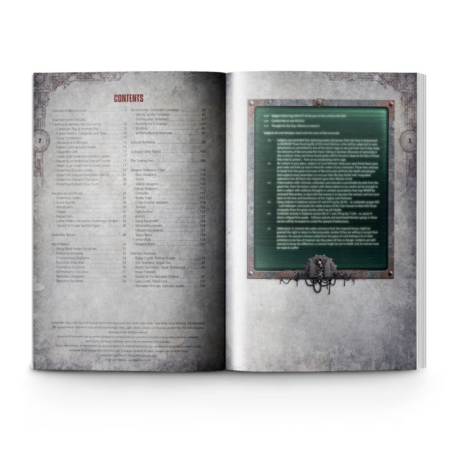 Necromunda: Book of the Outcast cover