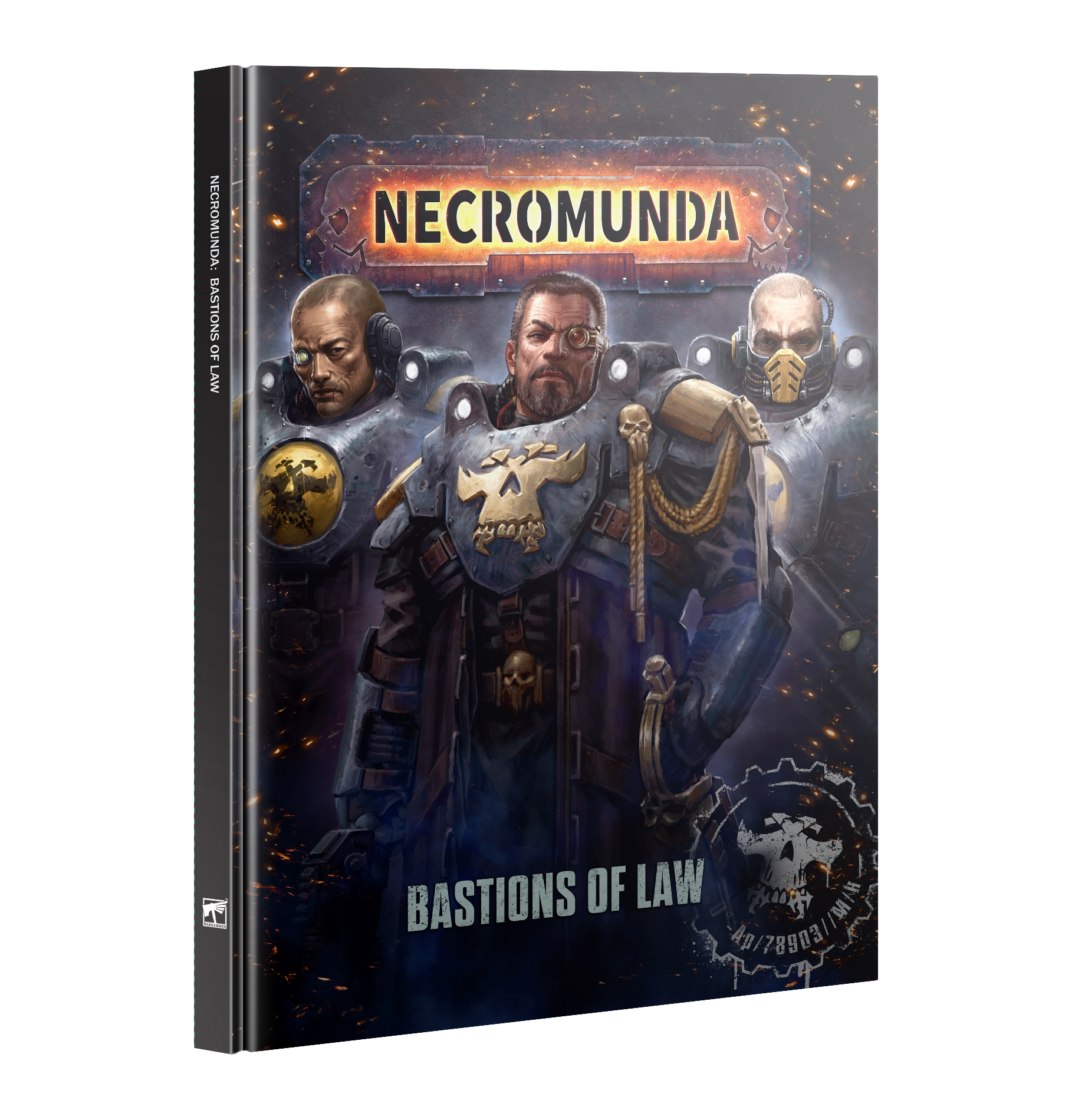 Ukázka stránek Necromunda Bastions of Law