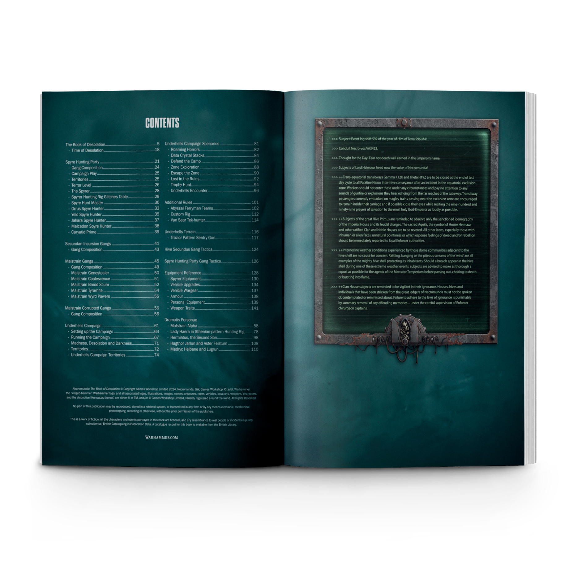 Necromunda: Book of Desolation cover