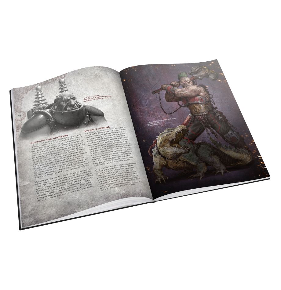 Preview of House of Chains layout and artwork