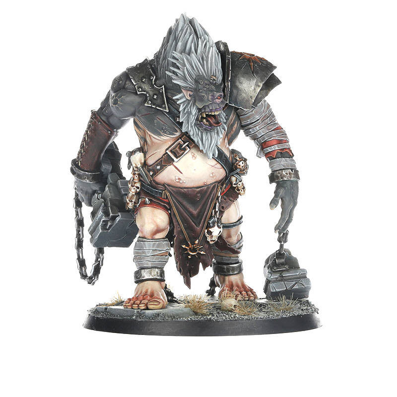 Front view of the Fomoroid Crusher miniature