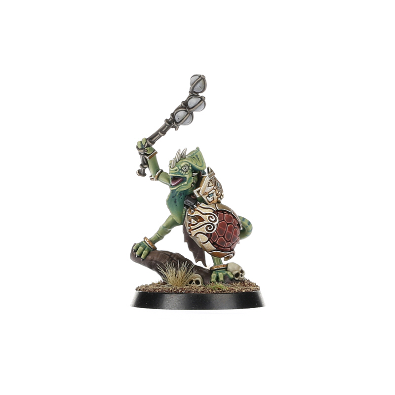 Close-up of Hunters of Huanchi miniatures