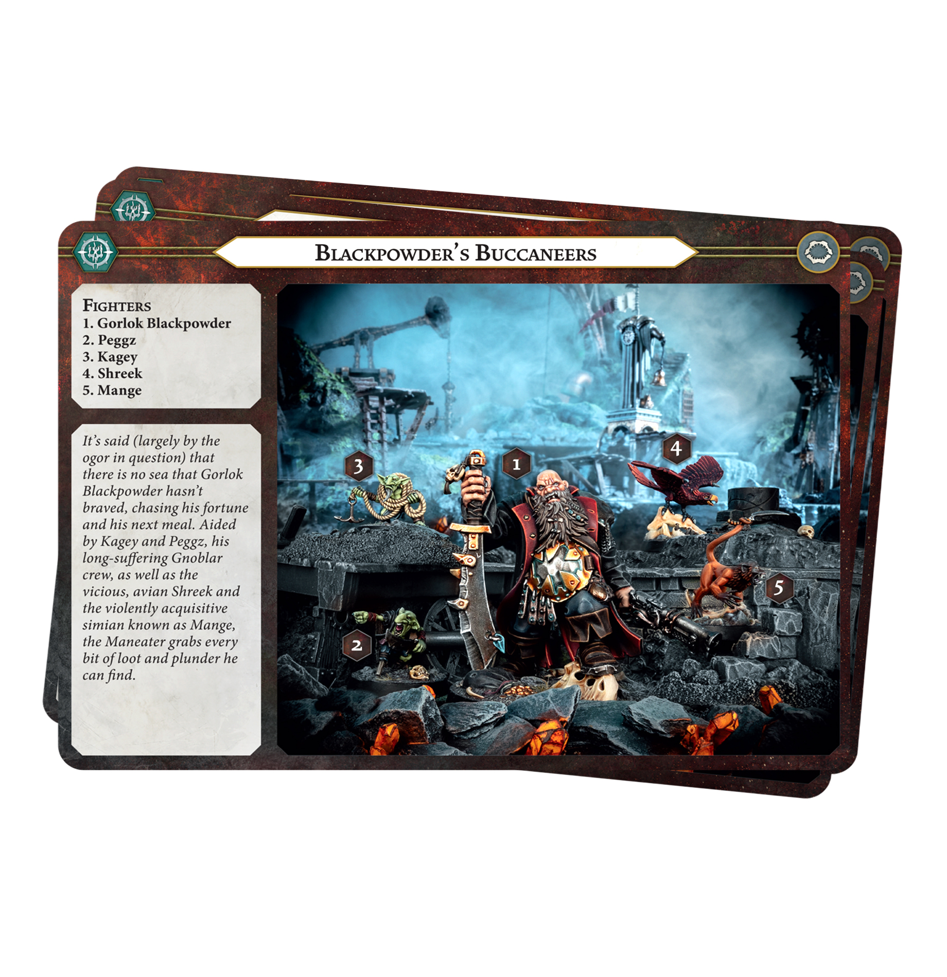 Detail of tactical card usage