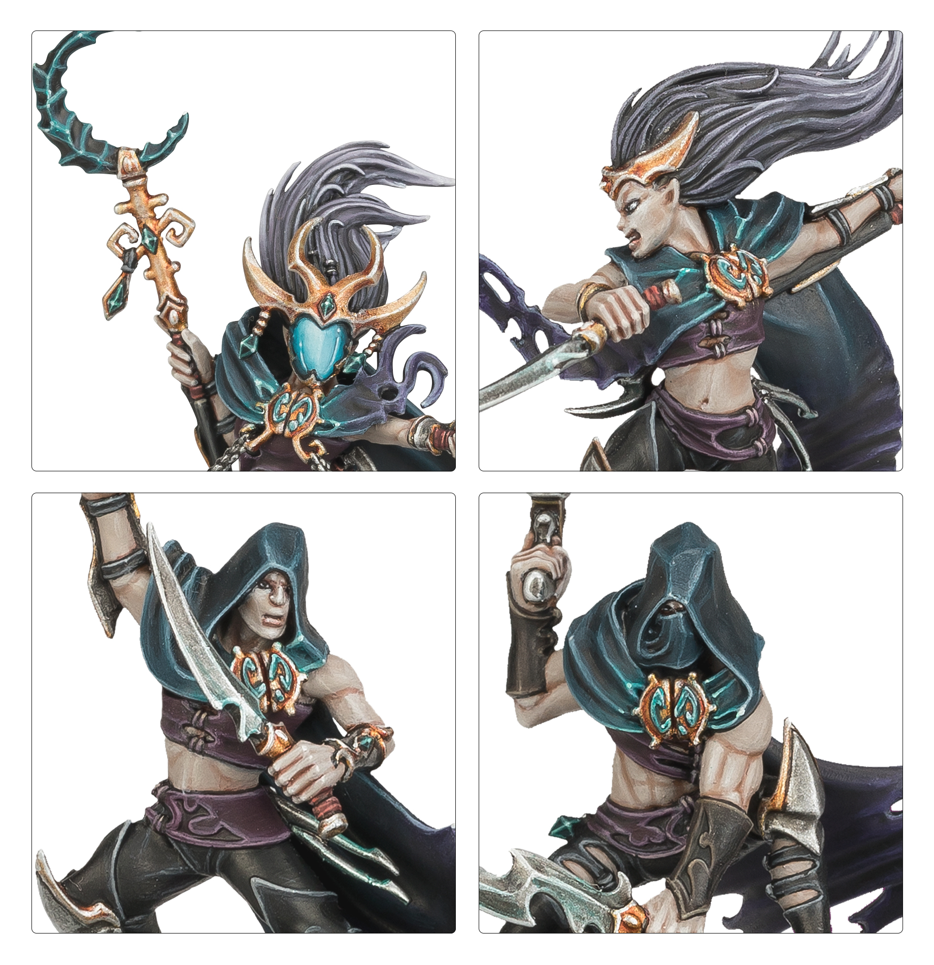 Painting progress of Seekers in Shadow