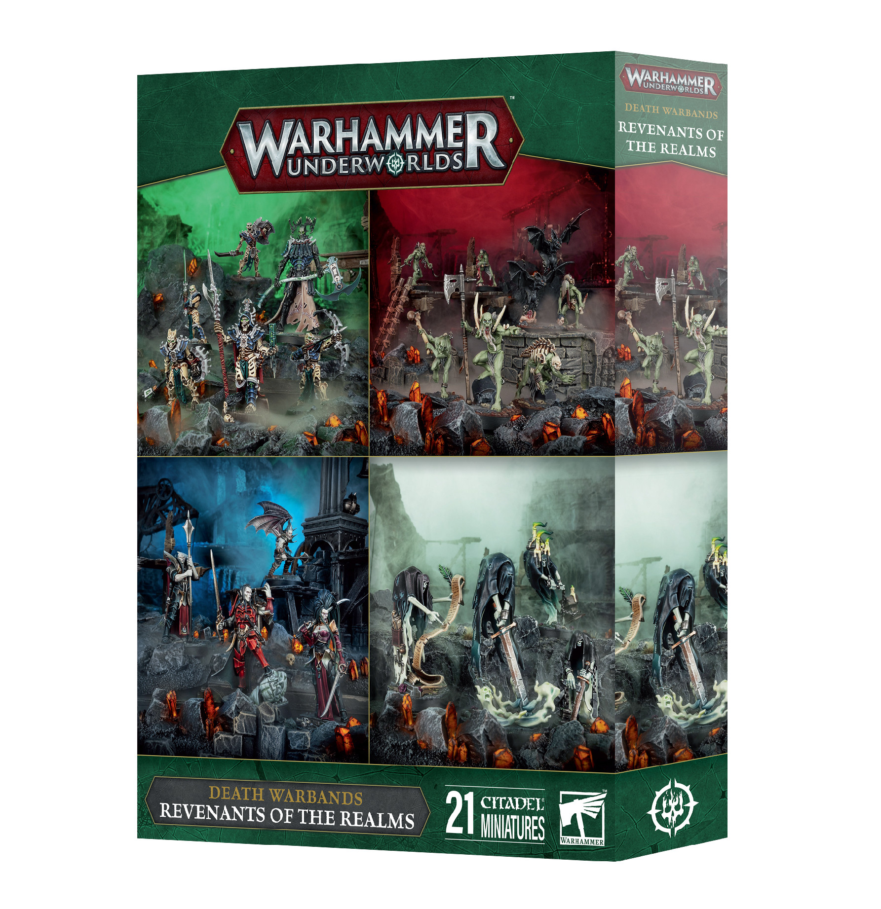 Warband miniatures assembled and painted