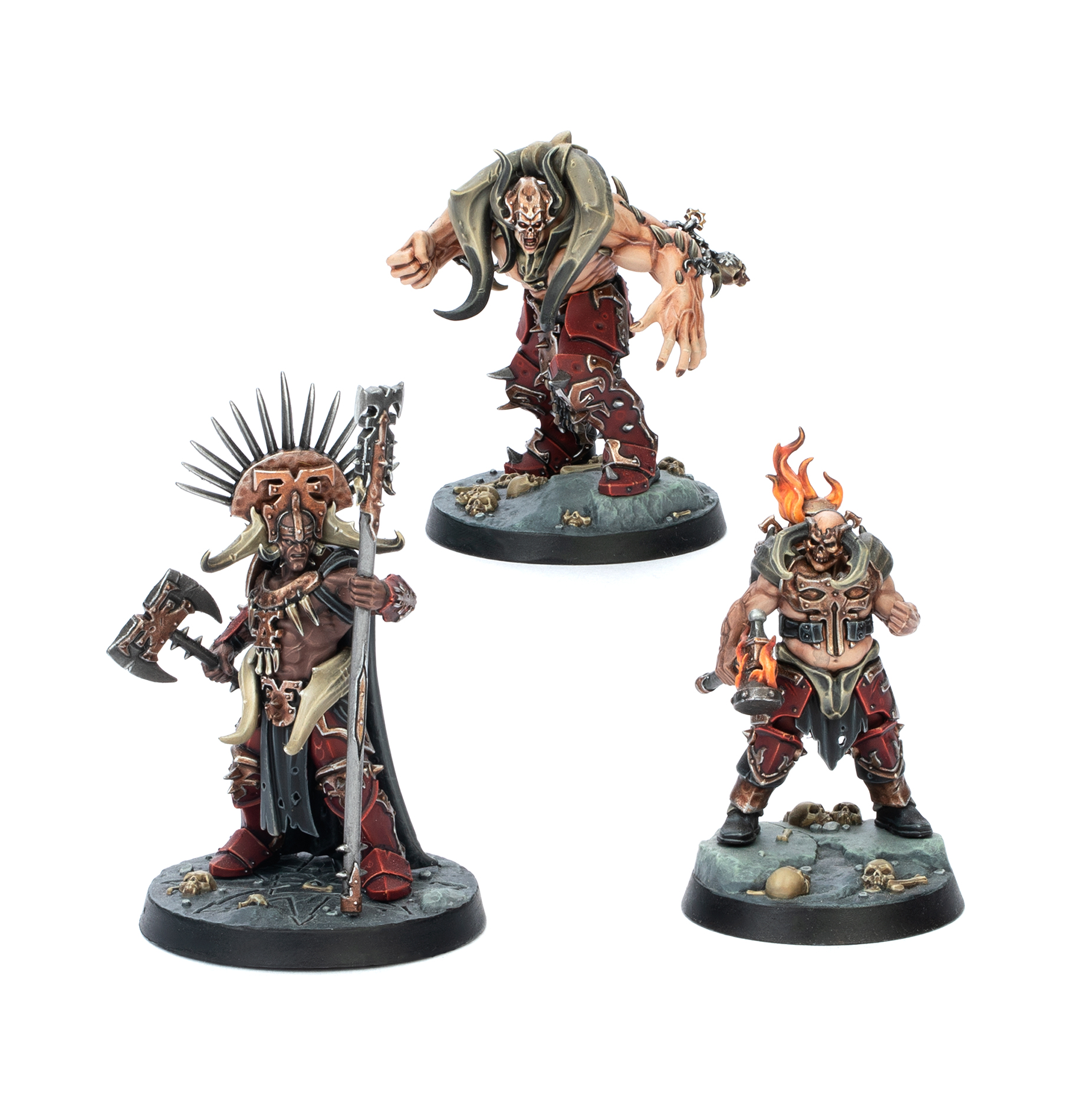 Warbands in battle