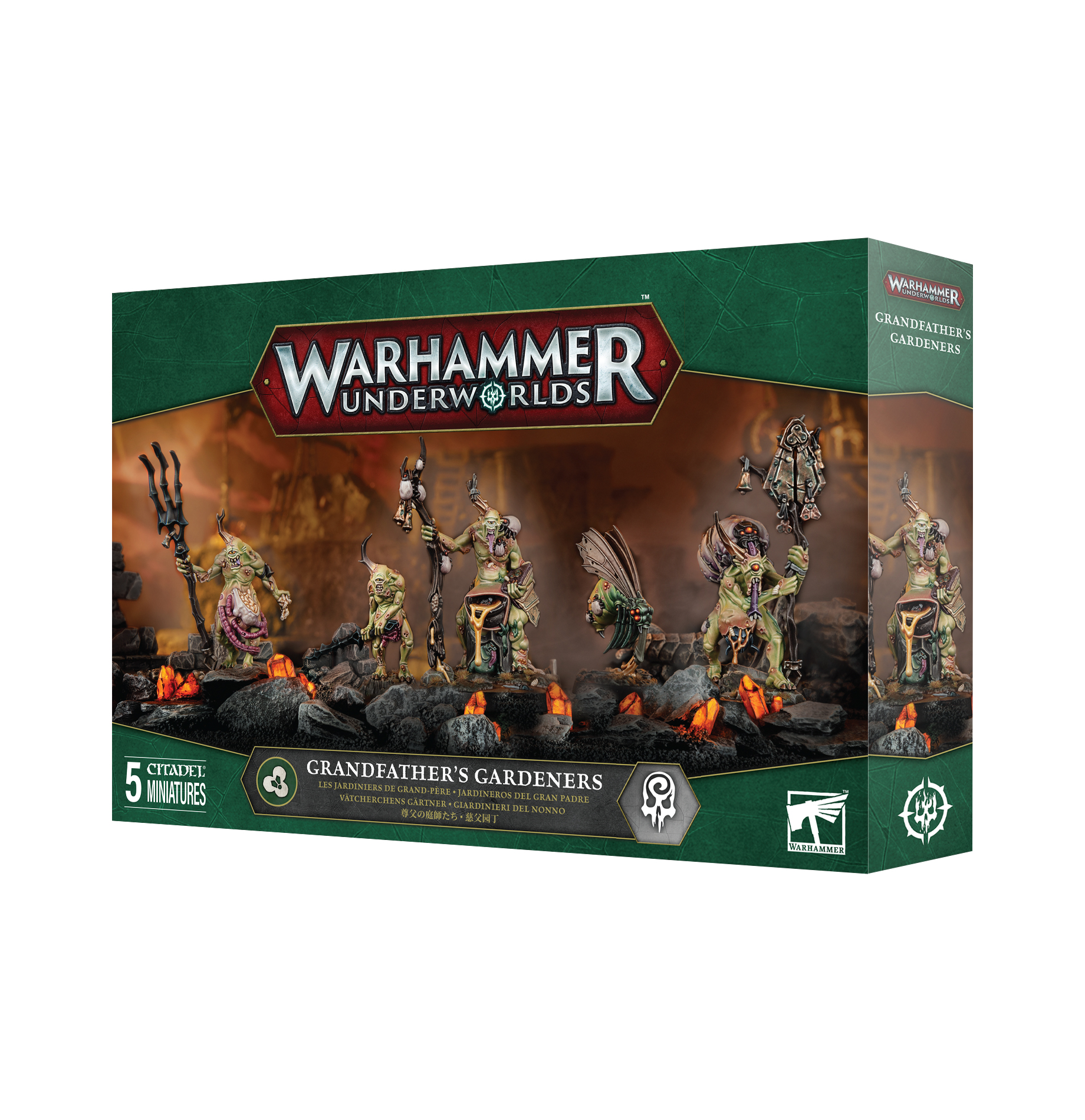 Grandfather's Gardeners warband in a skirmish