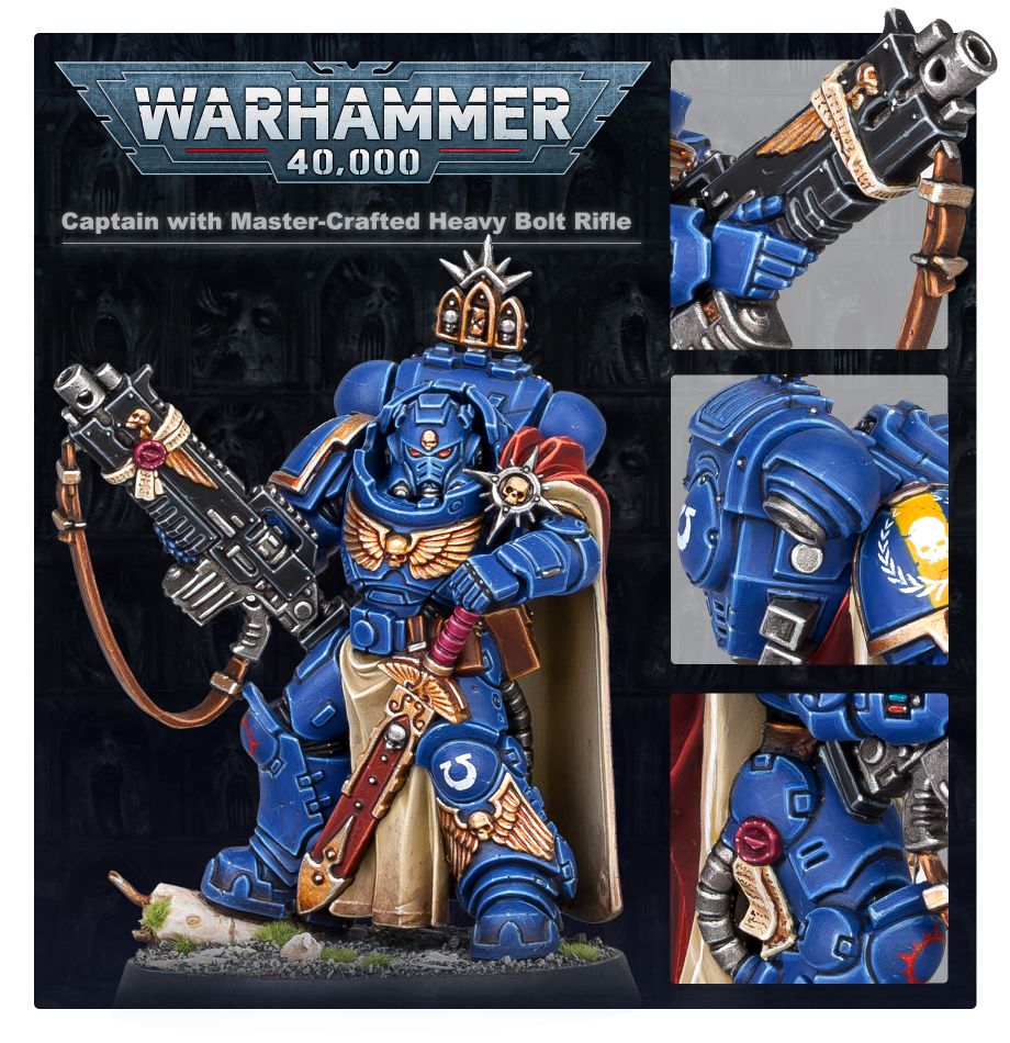 Painted Captain model showcase