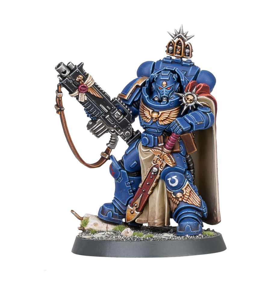 Captain in Gravis Armour with Master-crafted Heavy Bolt Rifle box art