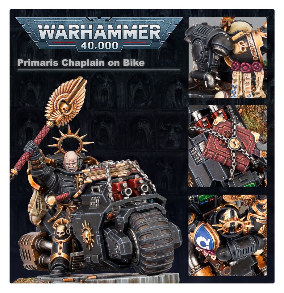 Chaplain on Bike action
