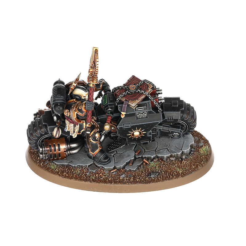 Space Marines Chaplain on Bike