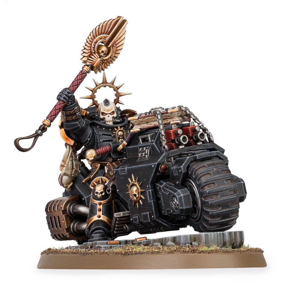 Space Marines: Chaplain on Bike box art