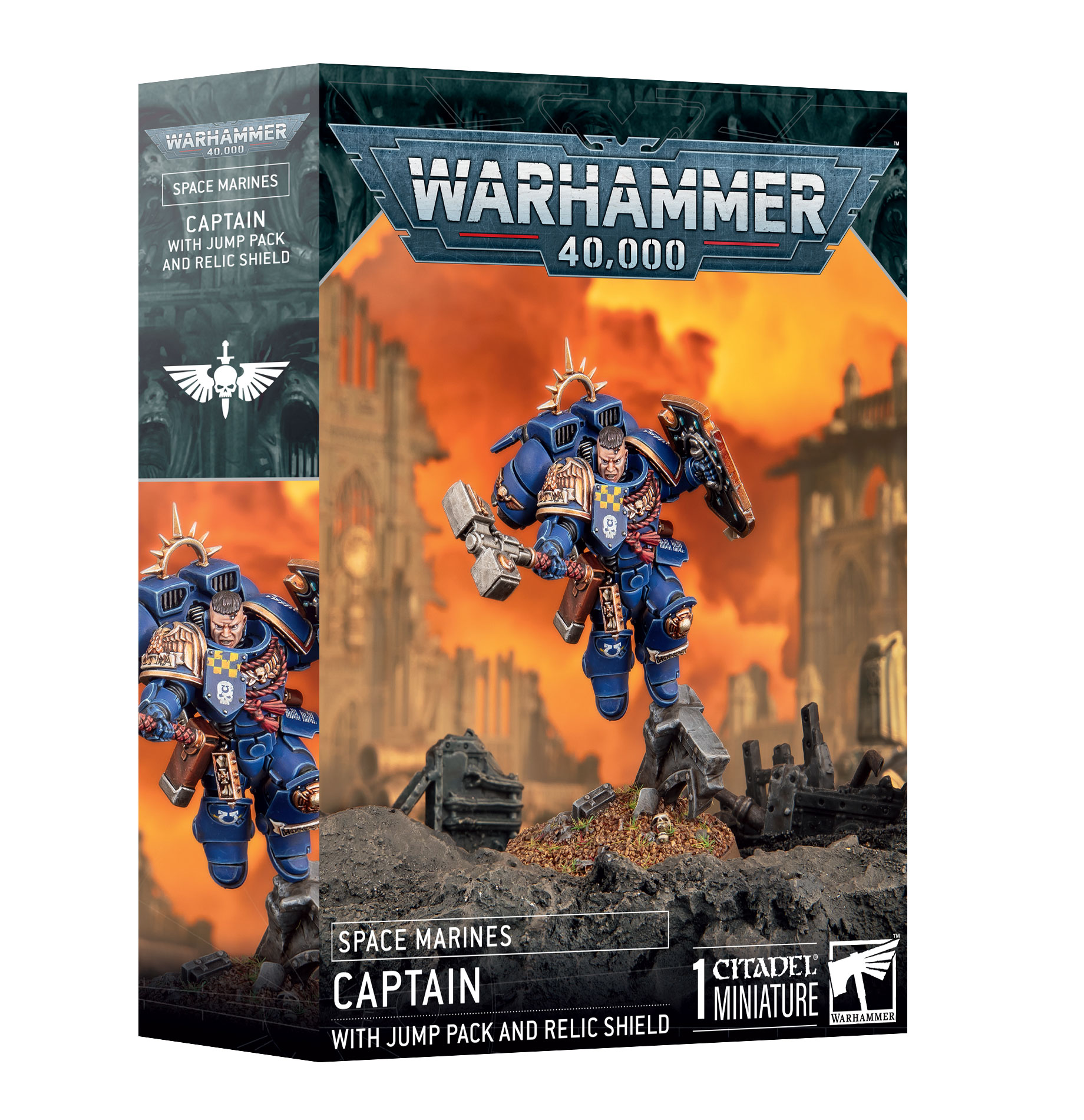 Close-up of the Captain model details