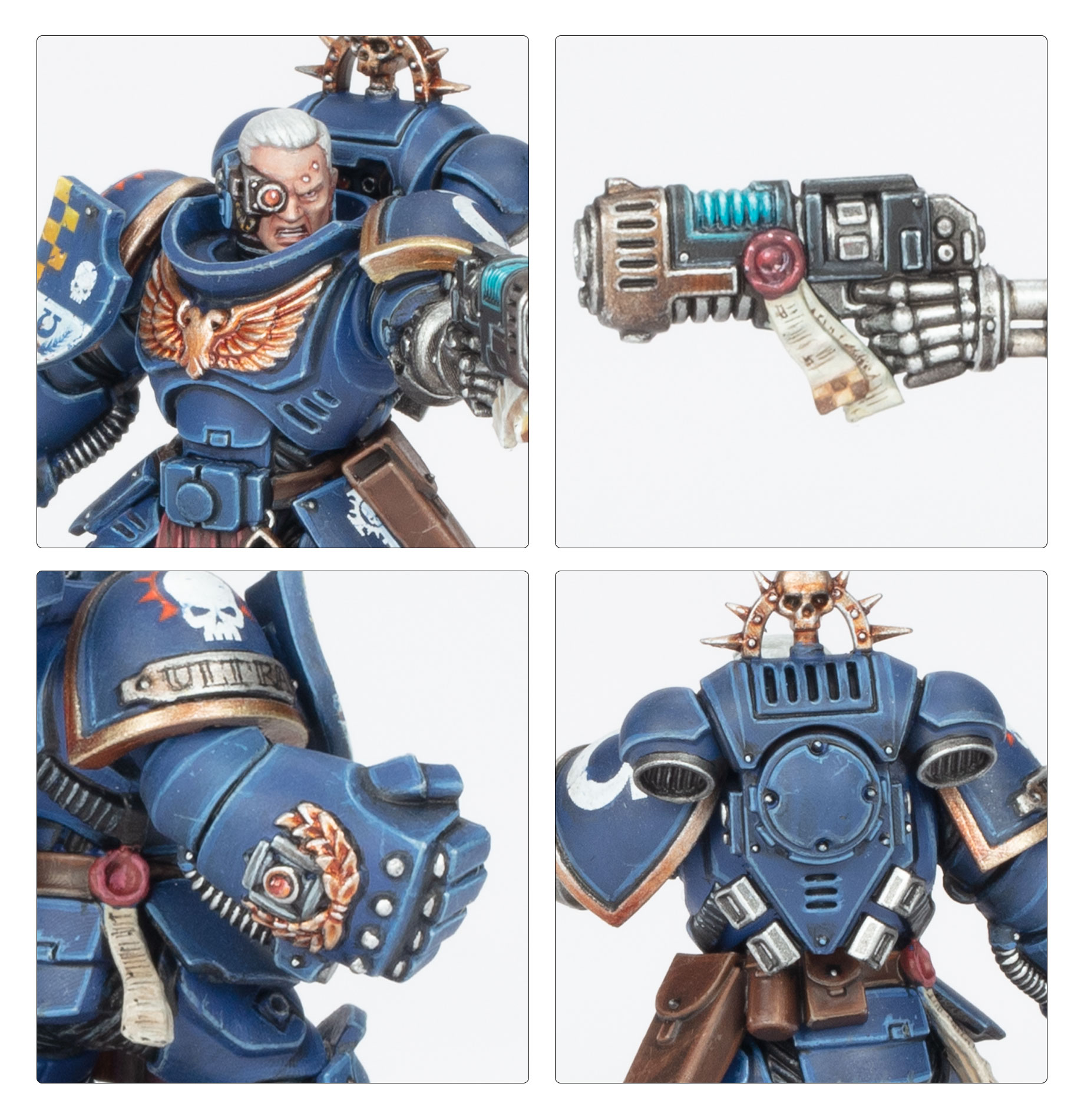 Painting and hobby workflow for Space Marines Lieutenant