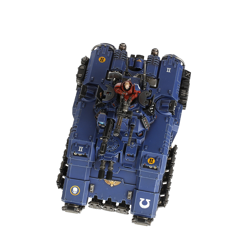 Space Marines Primaris Repulsor from below