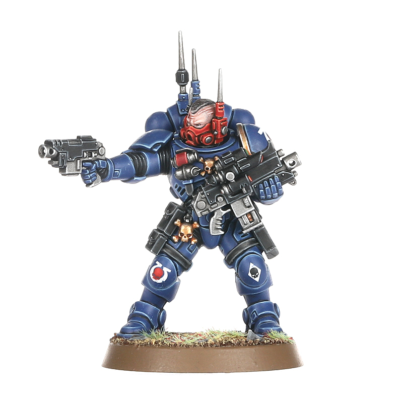 Infiltrator Squad miniatures in action setup