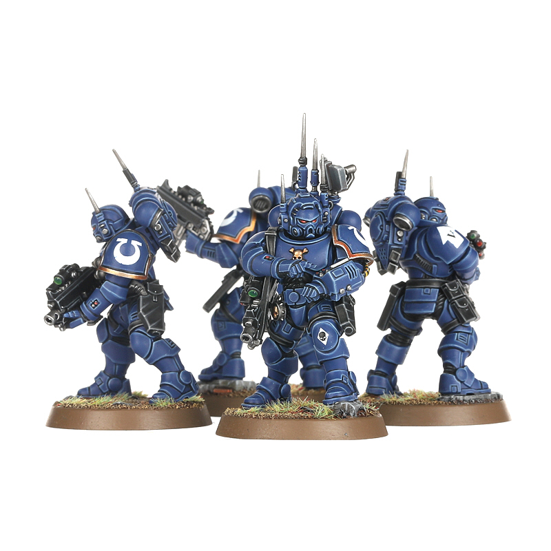 Infiltrator Squad miniatures assembled and painted