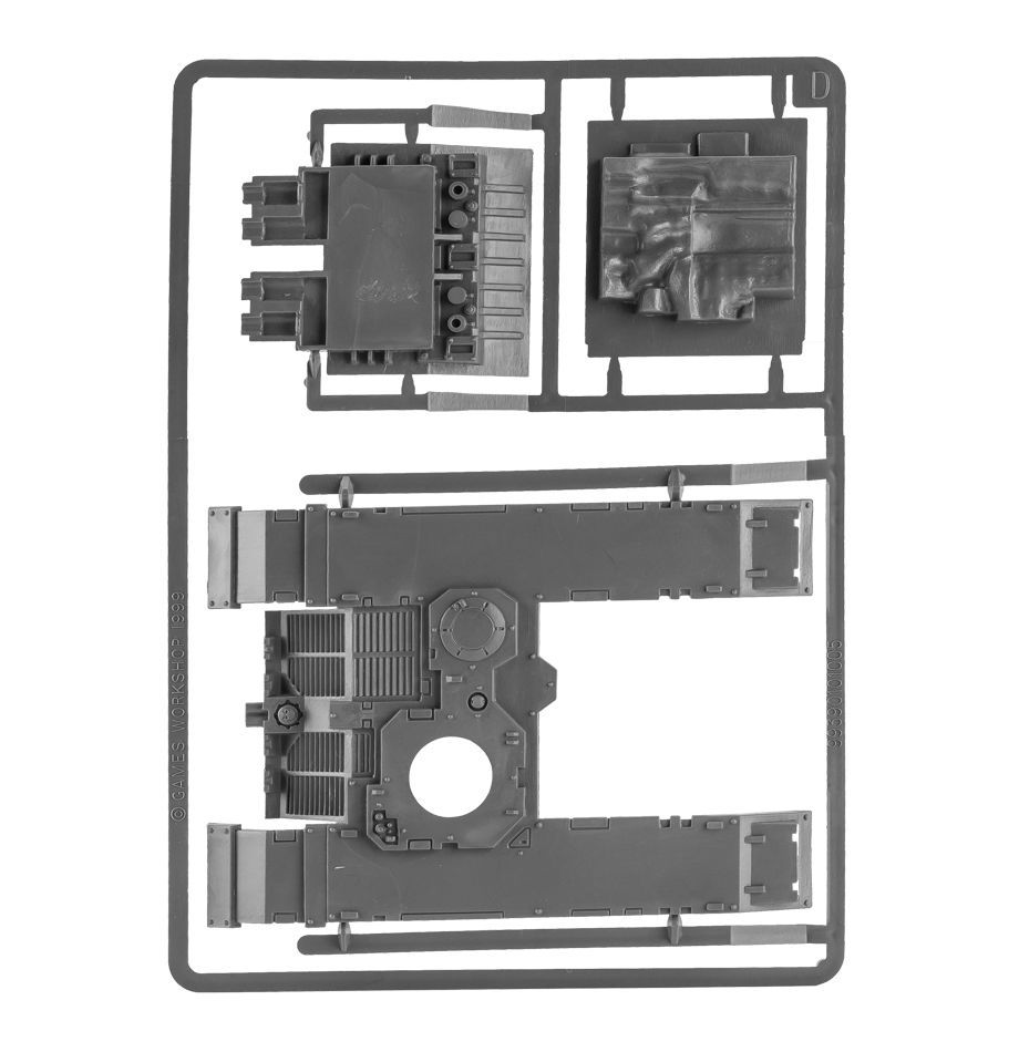 Space Marine Land Raider - assembly of parts
