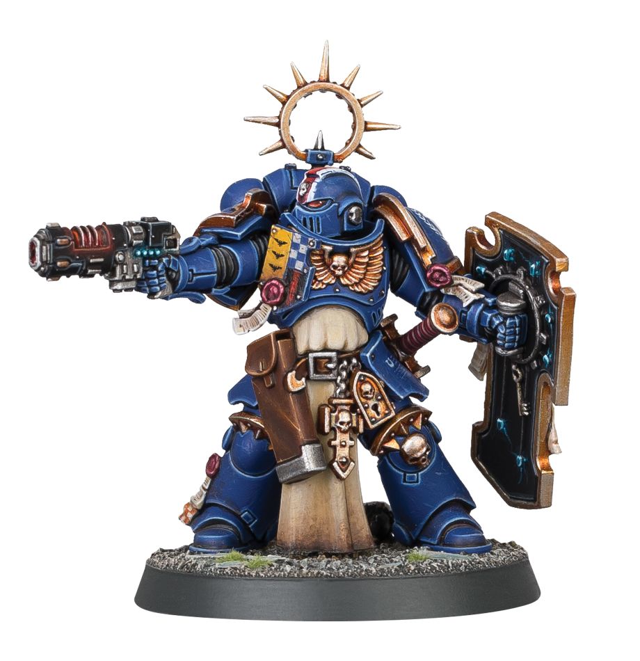 Warhammer 40K: Space Marines - Lieutenant with Storm Shield box art