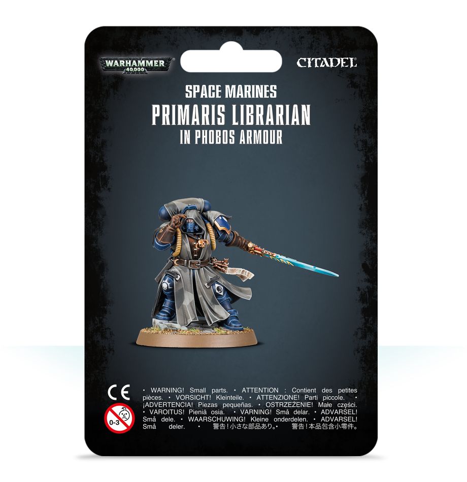 Primaris Librarian in battle