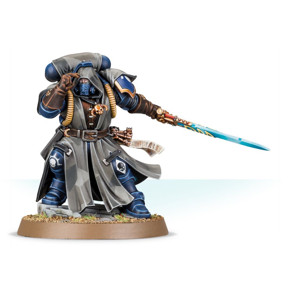 Primaris Librarian in Phobos Armour box art