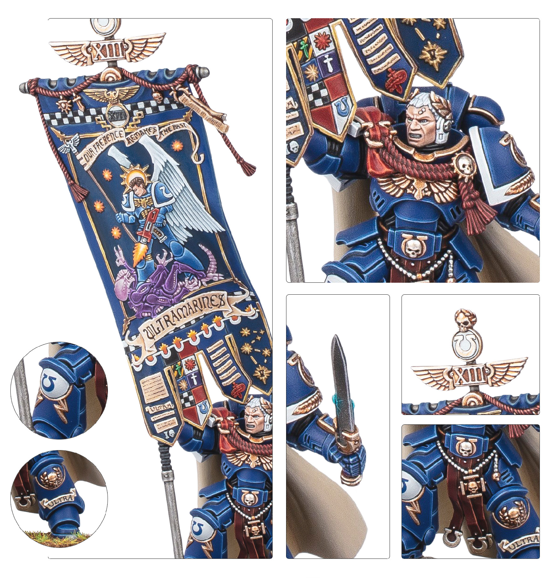 Victrix Honour Guard in a combat stance
