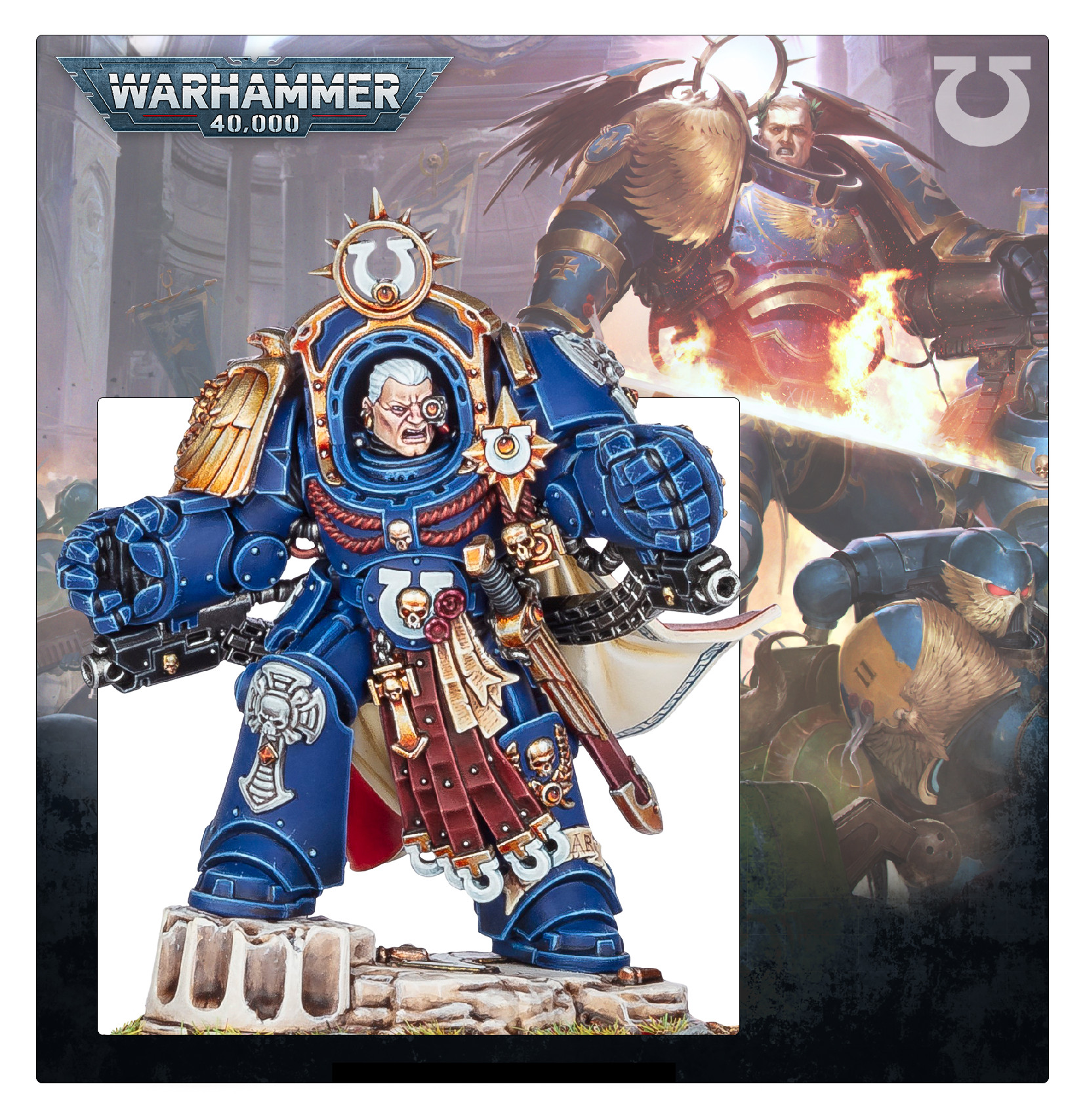 Fully painted Marneus Calgar and Honour Guard unit