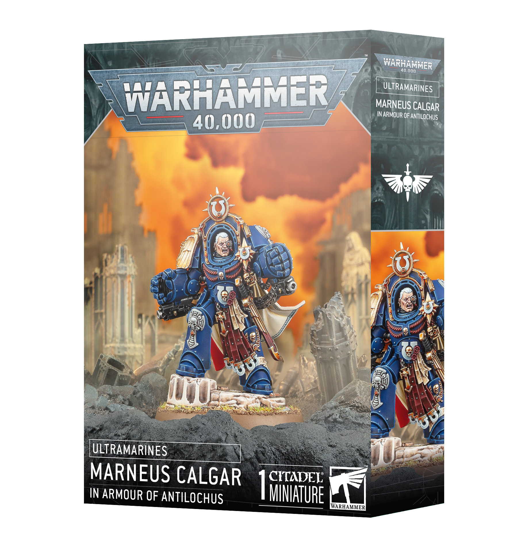 Victrix Honour Guard accompanying Marneus Calgar
