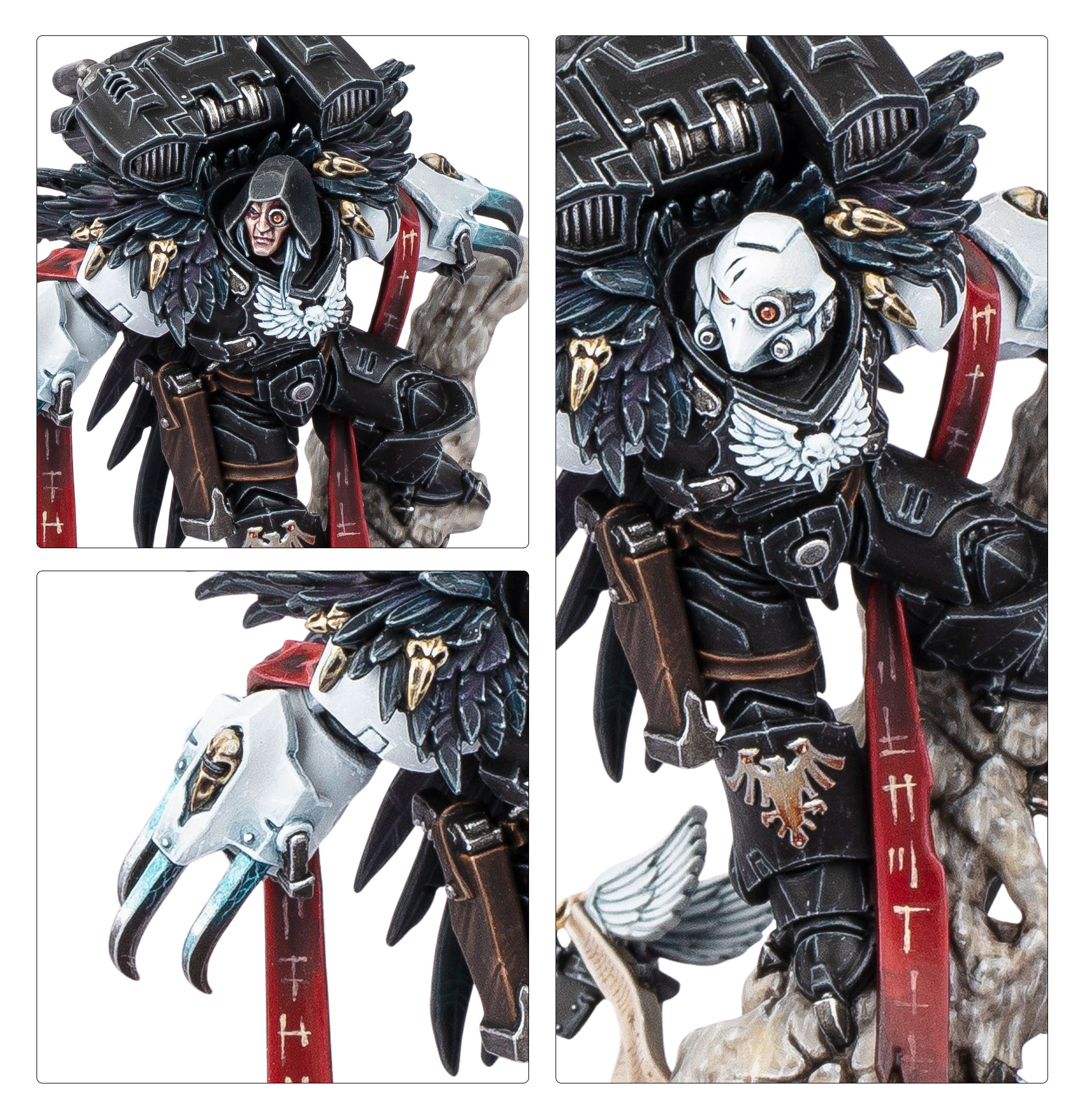 Raven Guard Aethon Shaan miniature detail